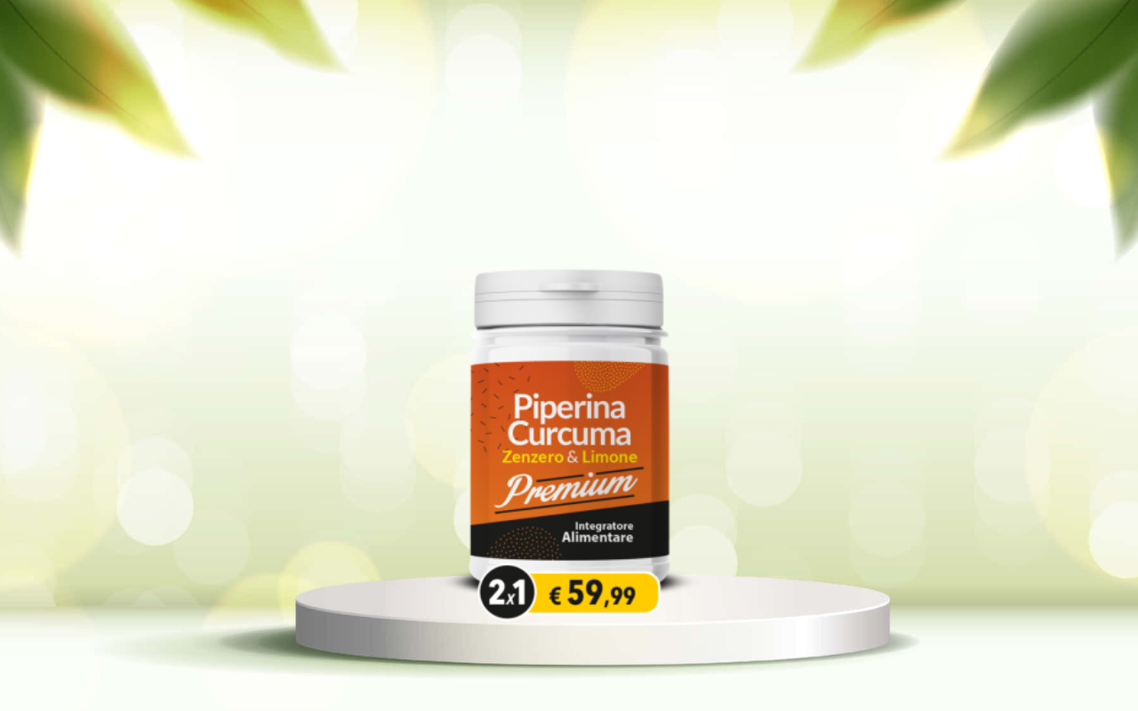 Scopri il detox naturale: piperina e curcuma premium per benessere e dimagrimento